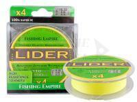 Trecciato Fishing Empire Lider X4 100m fluo yellow - 0.20mm