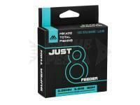 Mikado Just 8 Feeder Trecciato 300m 0.12mm - Brown