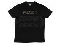 Fox Black Camo Chest Print T-Shirt - M