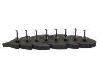 Hareline Dubbin Feather Fly Display