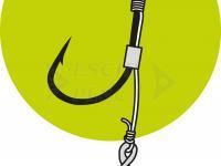 Hooks with leaders Owner Method Feeder FD61 Spear #10 0.20mm
