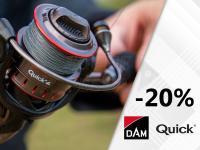 20% di sconto su DAM, Quick, Effzett e Madcat!
