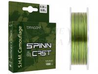 Monofilo Dragon S.H.M Camouflage Spinn & Cast 150m 0.25mm