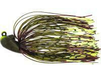 Esca Westin Slide Up Rubber Jig Tungsten #3/0 11g - Green Pumpkin/Chartreuse
