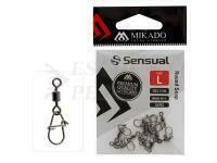 Mikado Round Snap con girella Taglia M - Nickel