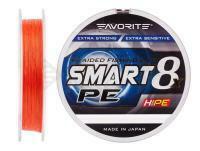 Trecciato Favorite Smart PE 8x 150m (red orange) - #1.5/0.209mm 25lb