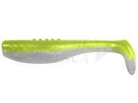 Esche siliconich Dragon Bandit PRO 7.5cm PEARL/SUPER YELLOW silver glitter