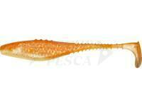 Esche siliconich Dragon Belly Fish Pro 10cm - Pearl /Clear - Silver/Orange glitter