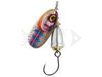 Blue Fox Vibrax Gilded Single Barbless Hook #2 6g - GDRT