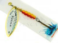 Spinner Mepps Aglia Long Rainbo #5 | 29g - Gold / Silver