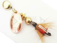 Cucchiaino Rotanto Mepps Aglia Mouche Copper / Red #0 2.5g