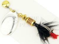 Cucchiaino Rotanto Mepps Aglia Mouche Silver / Black #2 4.6g