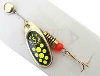 Cucchiaino rotante Mepps Black Fury Gold / Chart dots - #3 | 6.50g