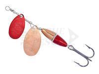 Esche Artificiali Cucchiaini Balzer Colonel Metallica with 2 Spinner Blades 18g - Copper / Red