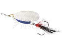 Cucchiaino rotante Mikado M-GRUB #4 13g - Silver / Blue Knight