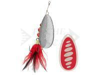 Cucchiaino rotante Mikado Monster Spinner #7 - Silver Red