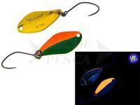 Cucchiaino ondulante trota Nories Masukuroto Weeper 0.9g 20mm - #045 (Orange-Green / Gold)