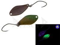Cucchiaino ondulante trota Nories Masukuroto Weeper 0.9g 20mm - #071 (Green-Brown / Brown)