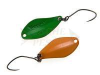 Cucchiaino ondulante trota Nories Masukuroto Weeper 0.9g 20mm - #076 (Ocher / Green)