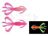 Esche siliconich Keitech Crazy Flapper 2.8 inch | 71mm - LT47 Pink Glow