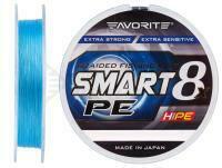 Trecciato Favorite Smart PE 8x 150m (sky blue) - #0.8/0.153mm 15lb/6.8kg