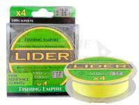 Trecciato Fishing Empire Lider X4 100m fluo yellow - 0.18mm