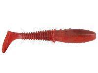 Esche siliconich Dragon Invader Pro  7.5cm - Fluo Red/Motor Oil | Black Glitter