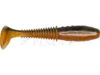 Esche siliconich Dragon Invader Pro  8.5cm - Carrot/Clear Smoked - red/black glitter