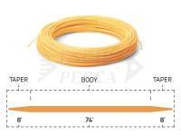 Fly line Cortland 333 Double Taper | Mango | 90ft | DT3F
