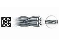 Dragon Surfstrand 1x7 Clear Silver A.F.W. 25cm 9kg