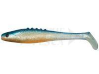 Esche siliconich Dragon Lunatic 7.5cm PEARL/BLUE - orange/silver glitter
