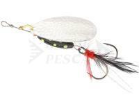 Cucchiaino rotante Mikado M-GRUB #2 7g - Silver / Black Lemon