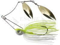 Esca Mustad Arm Lock Spinnerbait 28g - Chartreuse-White
