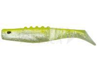 Esche siliconich Dragon Phantail 7.5cm PEARL/YELLOW - silver glitter