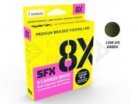 Sufix SFX 8 Carrier Braid Lo-Vis Green 135m 0.128mm