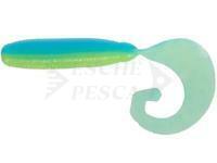 Soft Bait Reins Fat G-Tail Grub 2 inch - L14 Ice Chartreuse Ⅱ