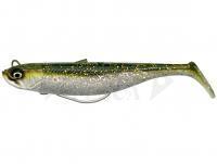Esca Siliconicha SG Savage Minnow Weedless 12.5cm 28g 2+1pcs - Green Silver