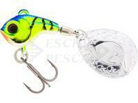 Esca Westin DropBite Tungsten Spin Tail Jig 2.2cm 18g - Chartreuse Blue Craw
