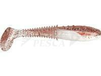 Esche siliconich Dragon Invader Pro  5cm - White/Clear - red glitter