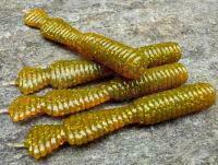 Esche Great Fish GF2 Leech 60mm 1.8g - no scent - motor oil green