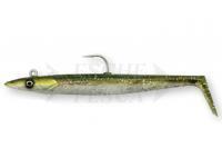 Esche Siliconiche Savage Gear Sandeel V2 Big Game 27.5cm 275g #10/0 2+1pcs - Green Silver