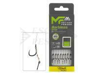 Mikado Method Feeder Rigs Braid MF14 Barbless with spike - #6