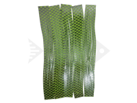 SiliLegs - Chartreuse & Silver Barred