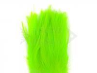 Piume Wapsi Strung Rooster Saddles - fl.chartreuse/white