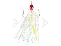 Mustad In-Line Triple Grip Feathered Chartreuse - #2