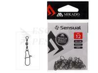 Mikado Girella a Barilotto con Moschettone Spinning #12 - Black Nickel